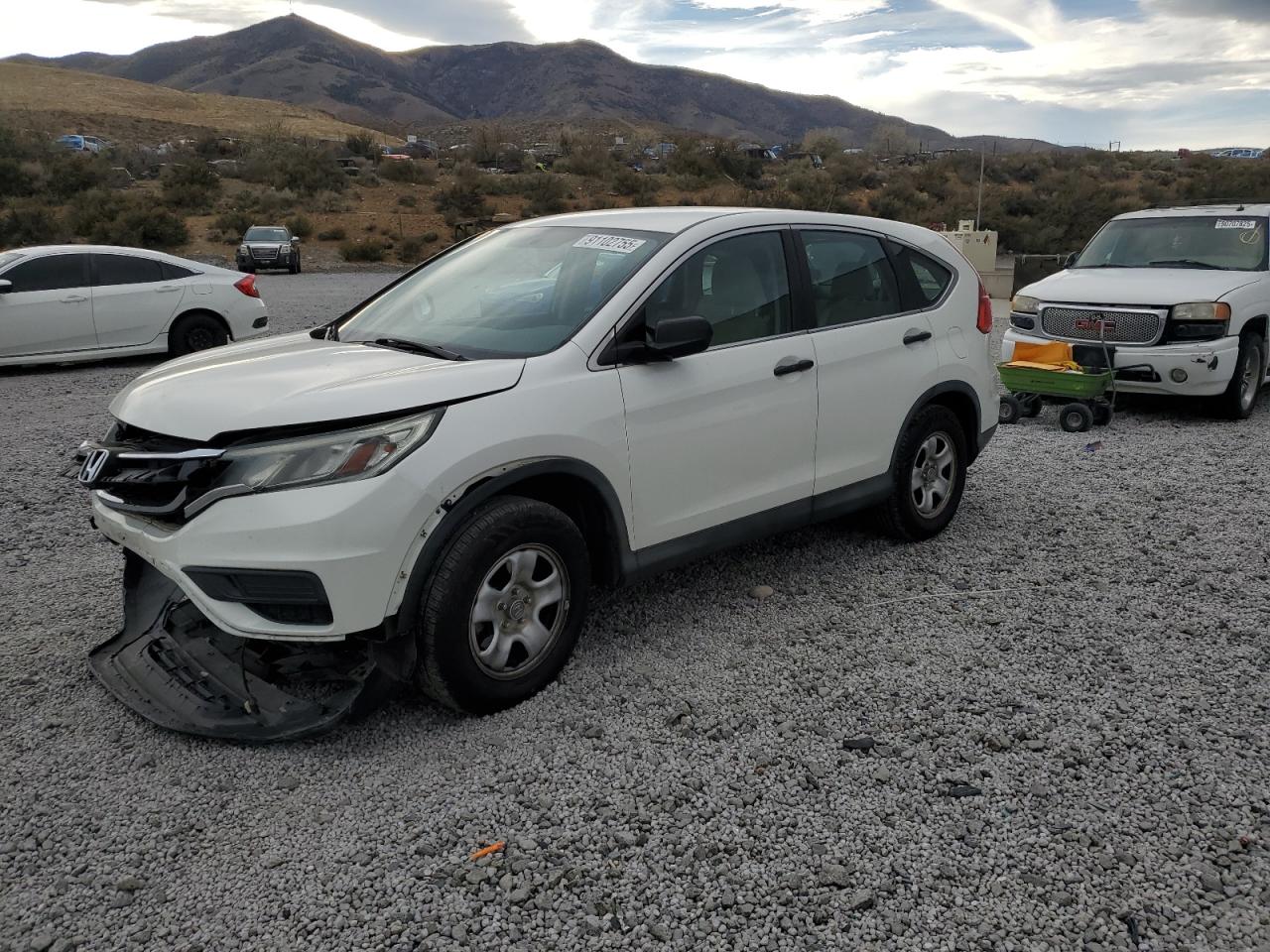 Lot #3302851891 2015 HONDA CR-V LX