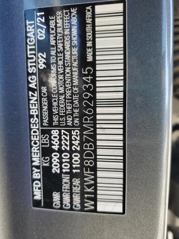 2021 MERCEDES-BENZ C 300 - W1KWF8DB7MR629345