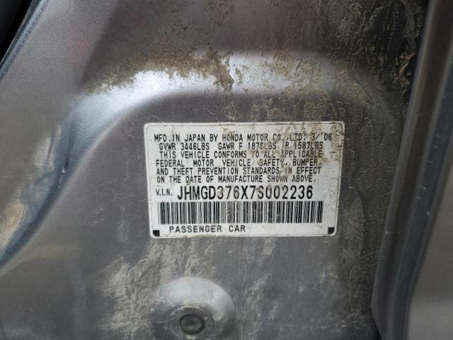 2007 HONDA FIT S #3286531206