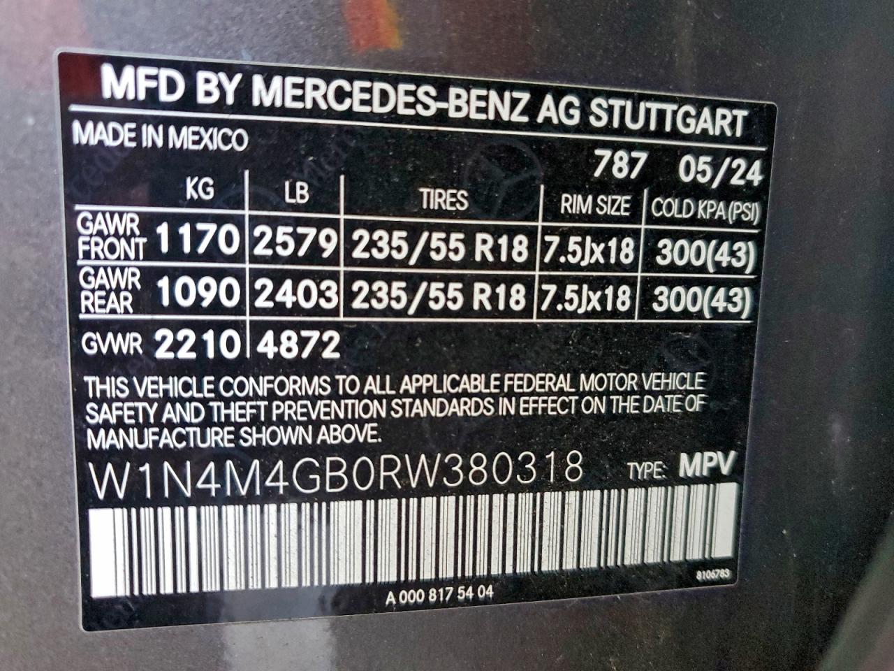 MERCEDES-BENZ GLB-CLASS 250