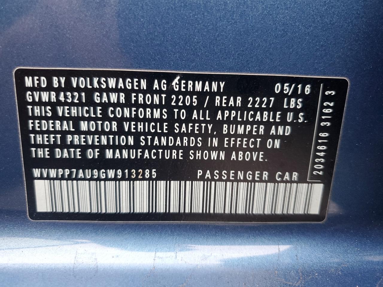 VOLKSWAGEN E-GOLF SEL PREMIUM