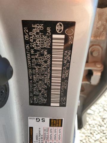 2021 TOYOTA COROLLA LE #3290315967