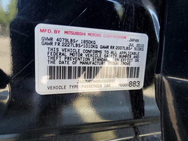 2011 MITSUBISHI LANCER GTS - JA32U8FW4BU002982