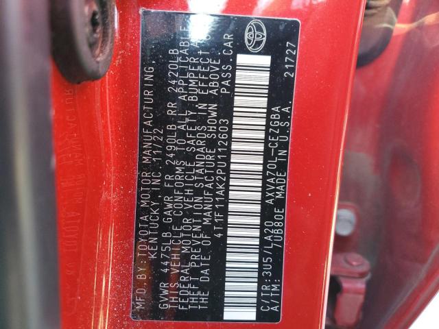 2023 TOYOTA CAMRY XLE #3285634267