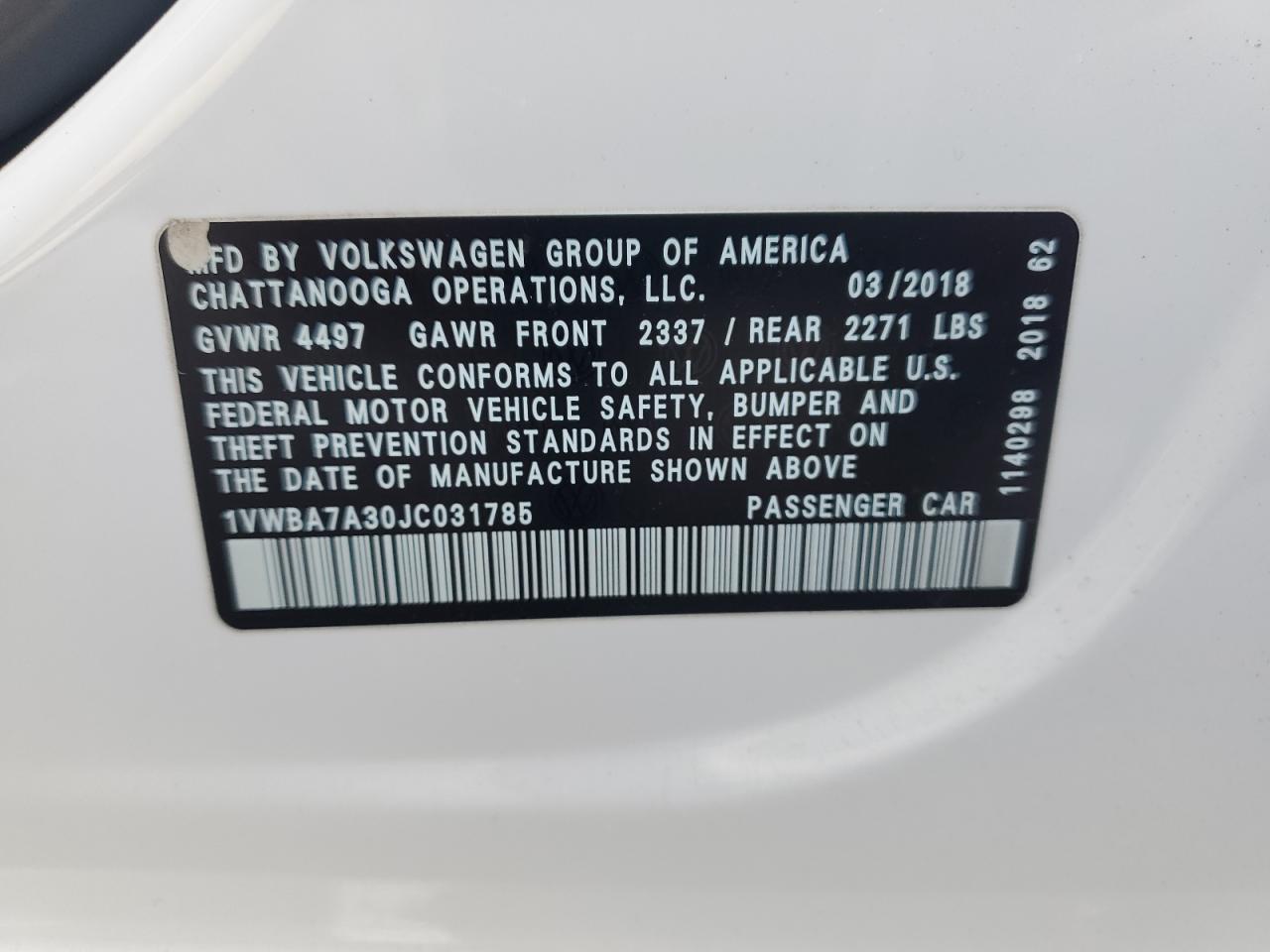 VOLKSWAGEN PASSAT SE