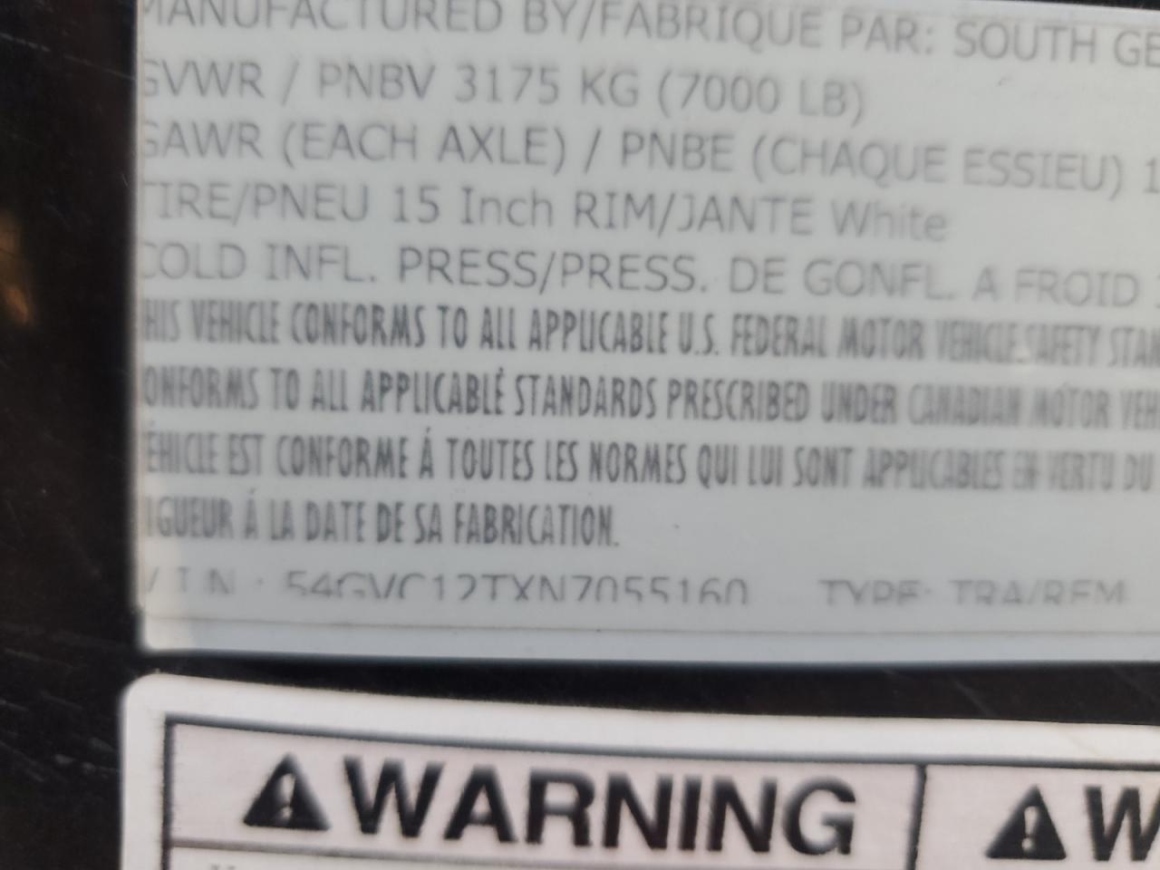 Lot #3302811902 2022 SOUTH GEORGIA UNKNOWN