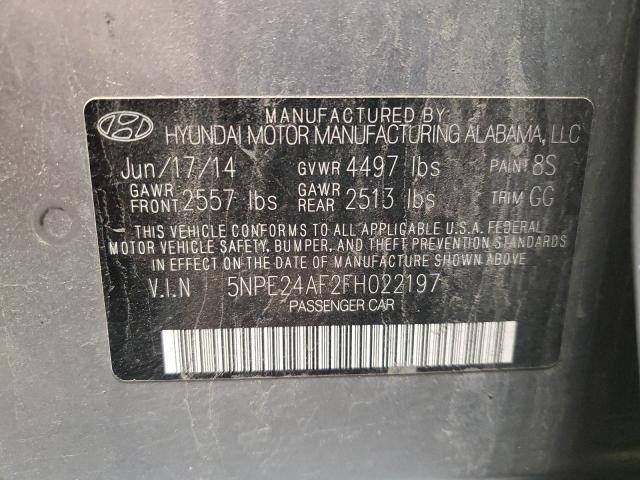 2015 HYUNDAI SONATA SE #3301940454