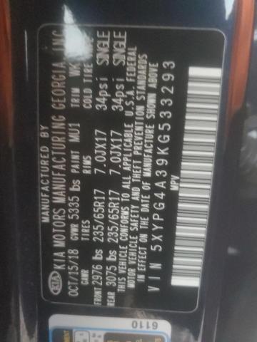 2019 KIA SORENTO L #3287690033