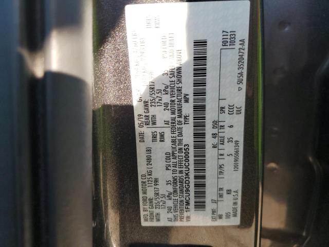 2019 FORD ESCAPE SE #3304546462