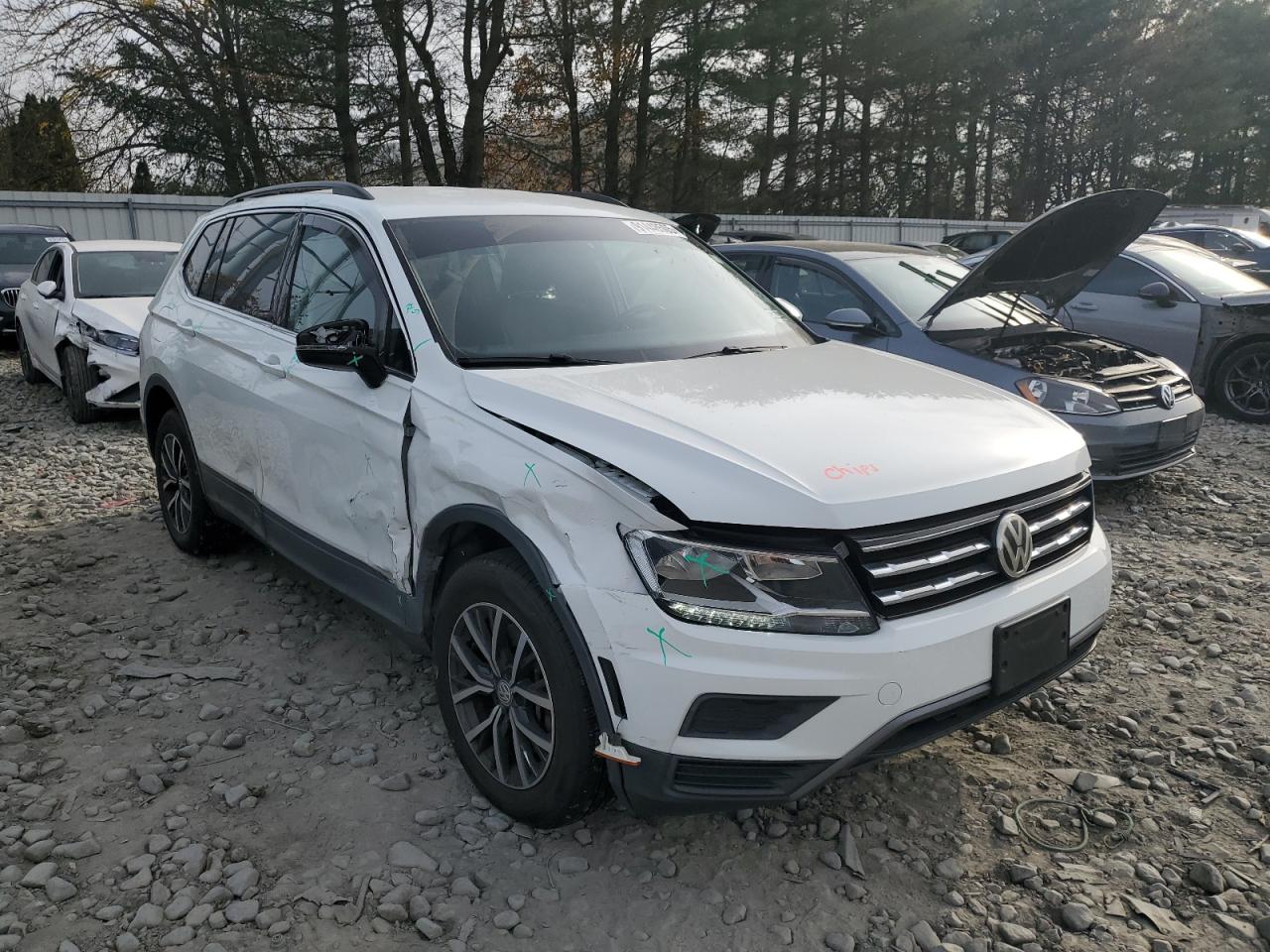 Lot #3309421996 2019 VOLKSWAGEN TIGUAN SE