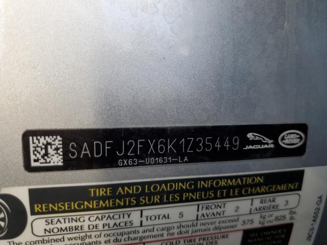 2019 JAGUAR E-PACE S SADFJ2FX6K1Z35449