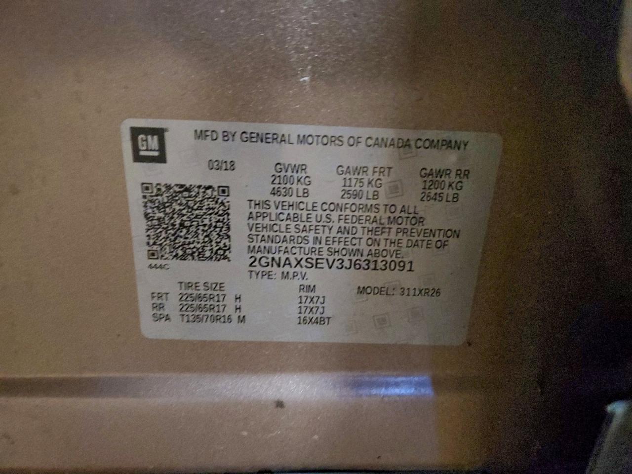 CHEVROLET EQUINOX LT