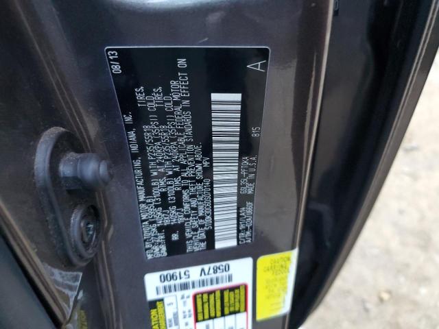 2013 TOYOTA SIENNA XLE #3292379273