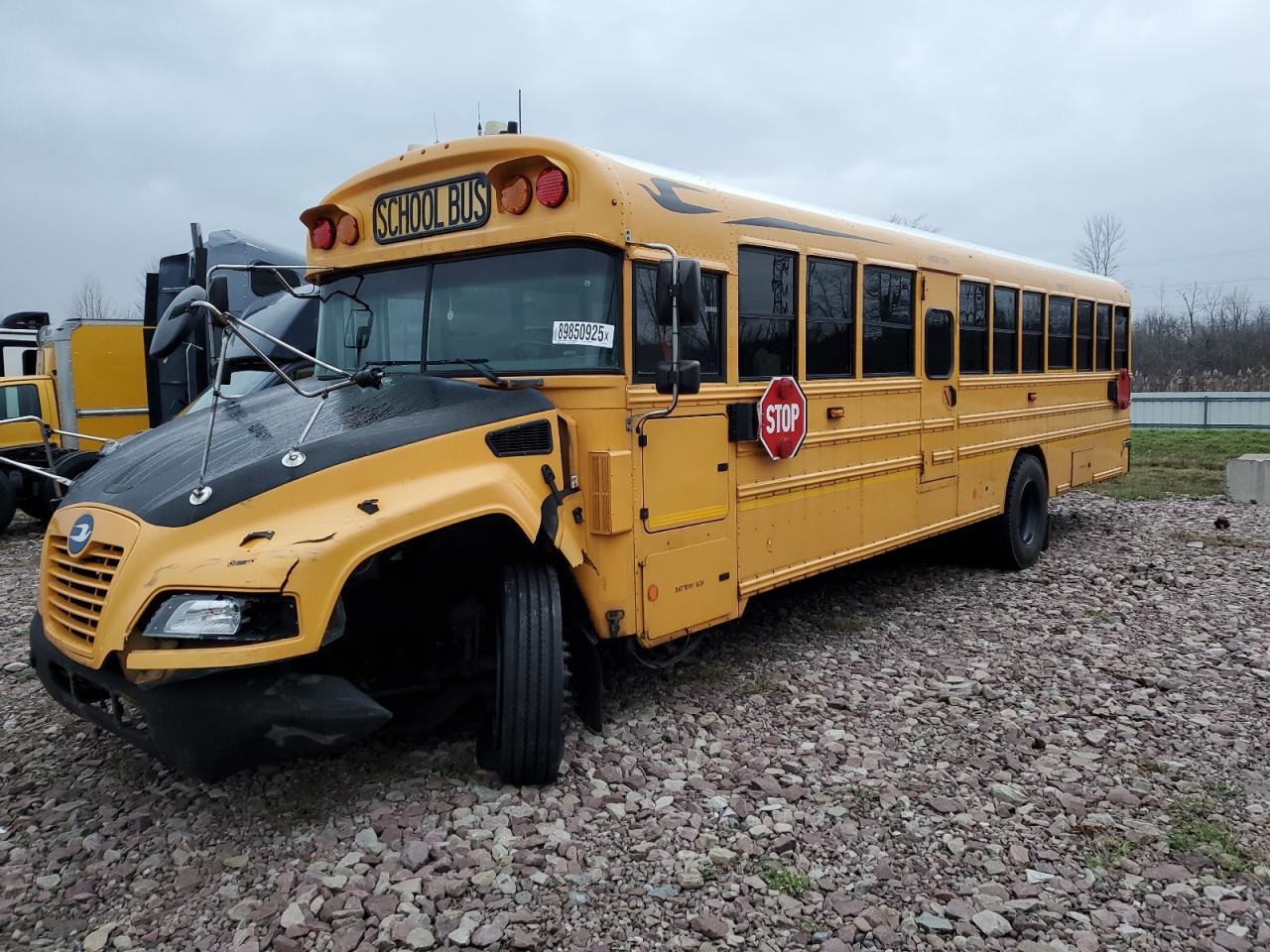 Lot #3290195268 2017 BLUE BIRD SCHOOL BUS