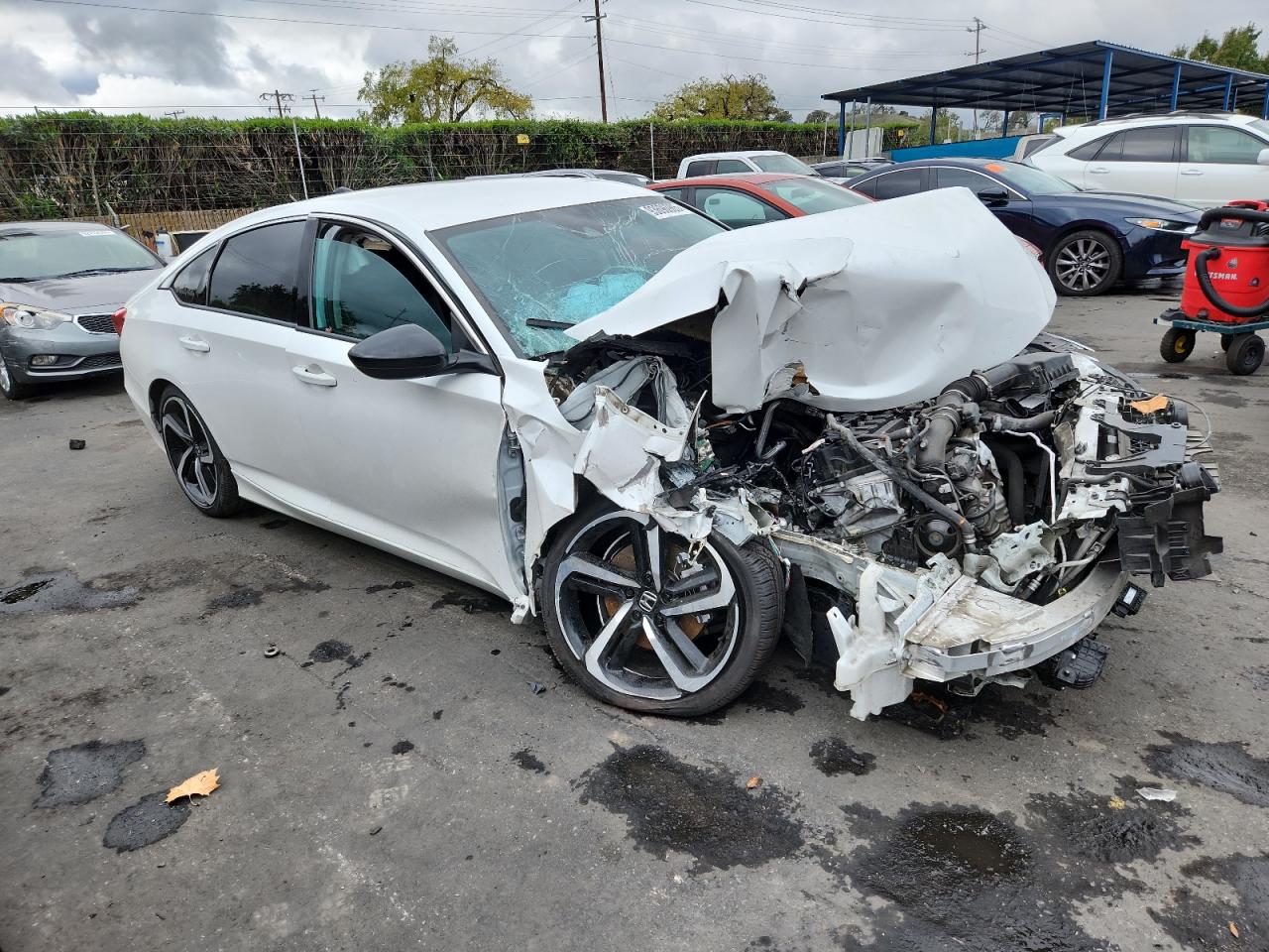 Lot #3293424473 2021 HONDA ACCORD SPO