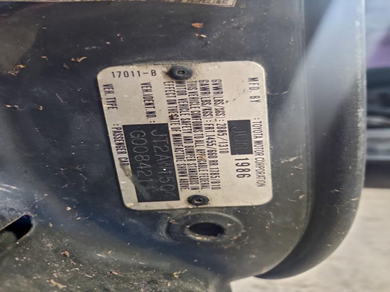 1986 TOYOTA MR2 #3301721371