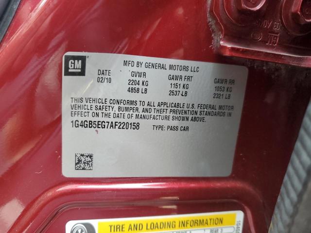 2010 BUICK LACROSSE C #3283971817