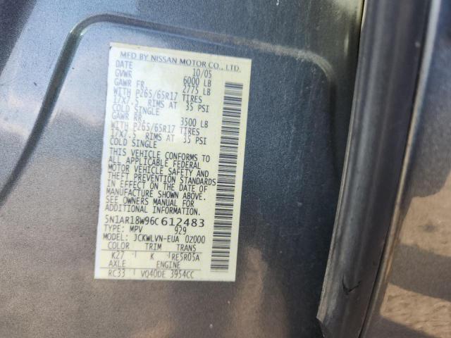 2006 NISSAN PATHFINDER #3292426606