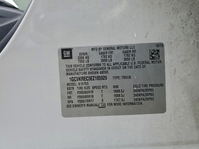 2014 CHEVROLET SILVERADO #3297013365