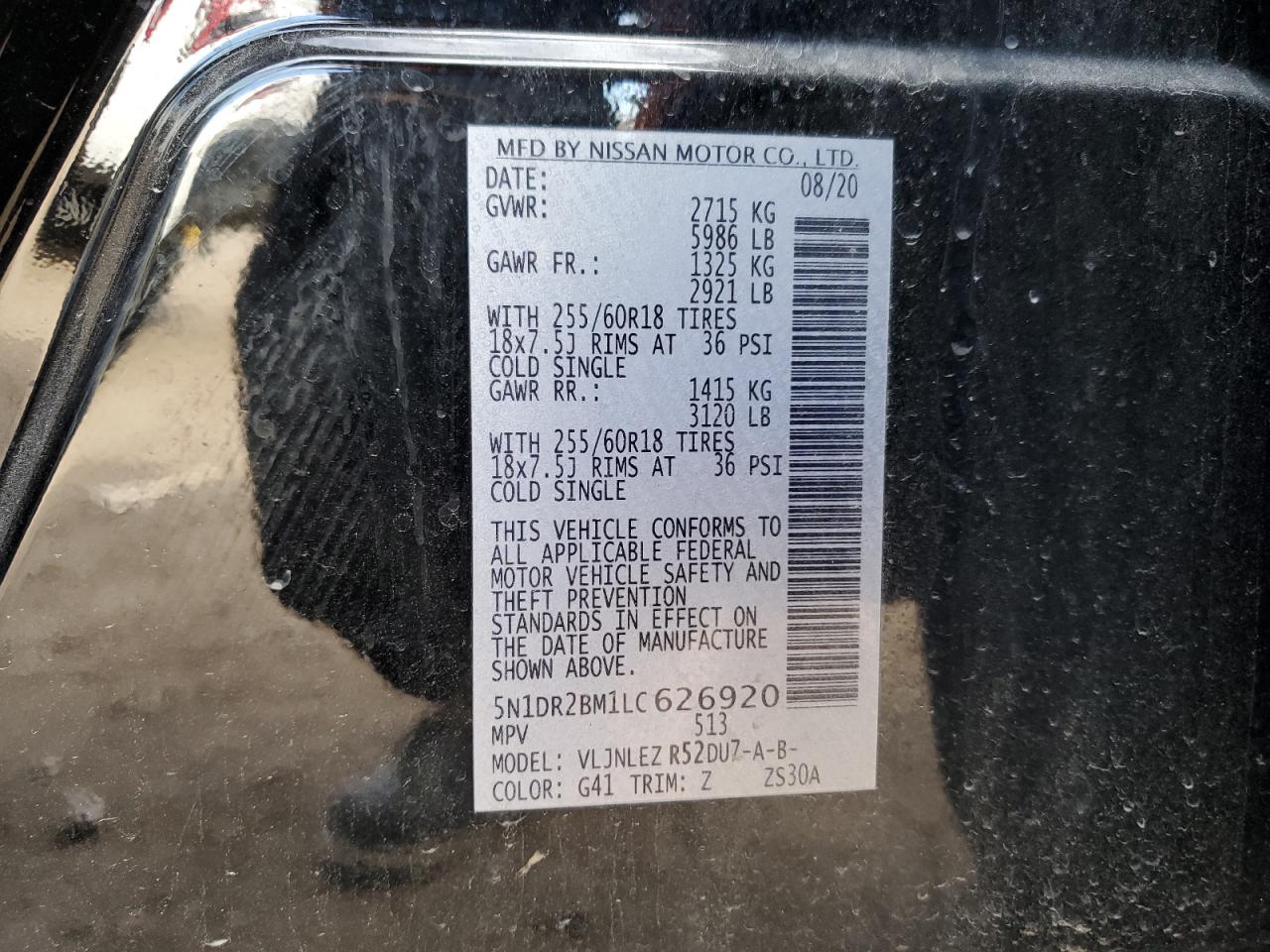 NISSAN PATHFINDER SV