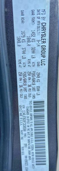 2015 JEEP GRAND CHER #3296250413