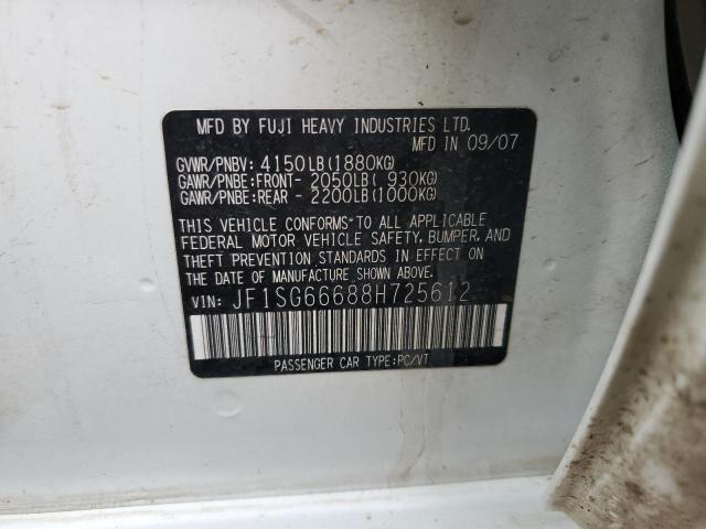 2008 SUBARU FORESTER S #3291398155