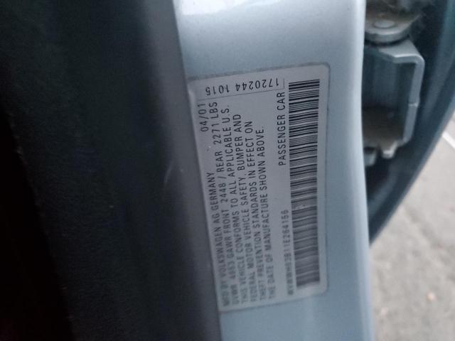 2001 VOLKSWAGEN PASSAT GLX #3296873864