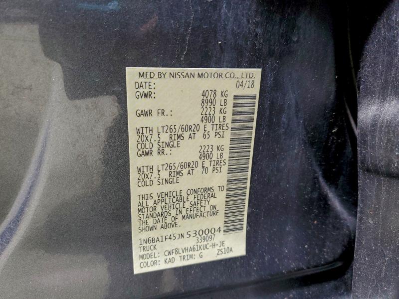 2018 NISSAN TITAN XD S #3297942777