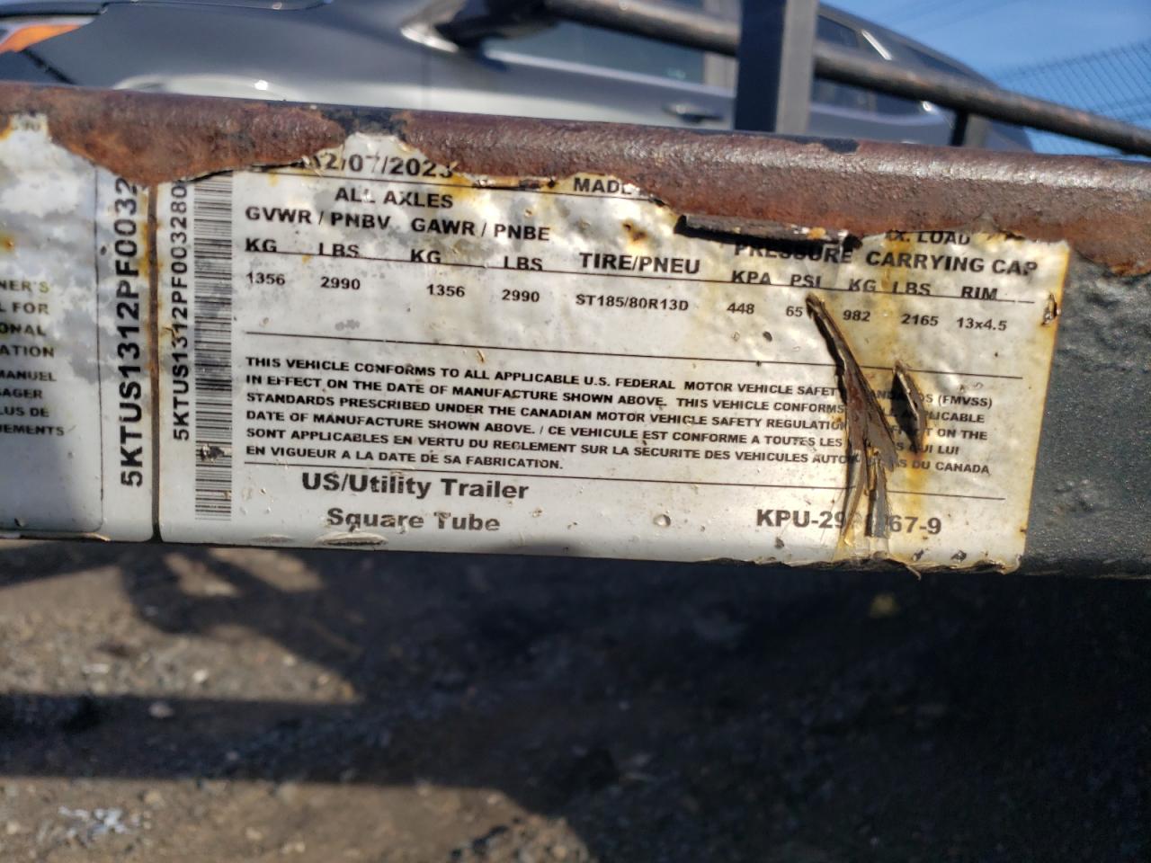 Lot #3302496759 2023 KARAVAN TRAILER