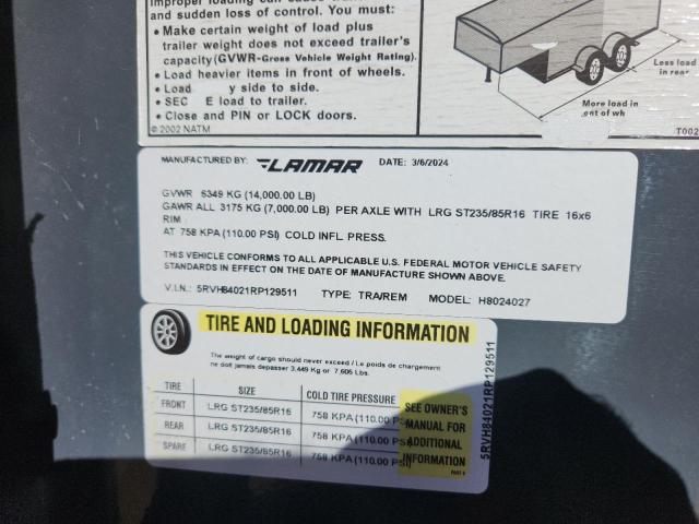 2024 LAMAR UNKNOWN #3296327631