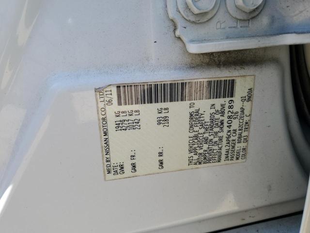 2012 NISSAN ALTIMA BAS #3298047140