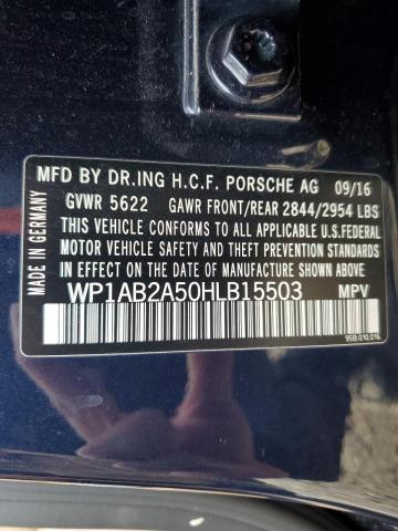 2017 PORSCHE MACAN S #3297051517