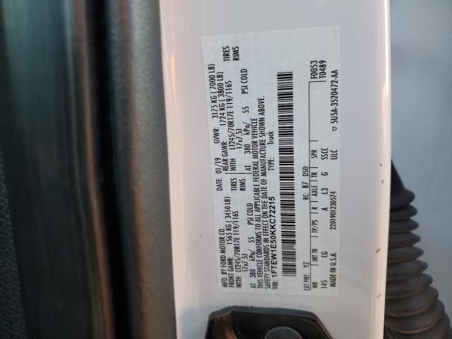 2019 FORD F150 SUPER #3291339212