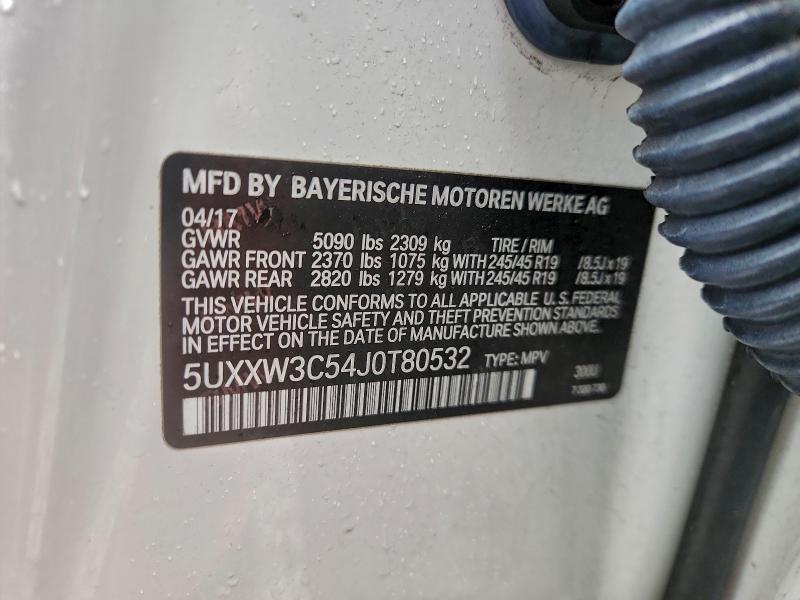 2018 BMW X4 XDRIVE2 #3302772369