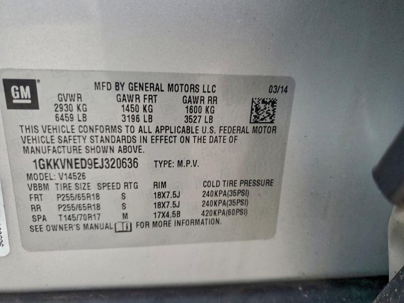 2014 GMC ACADIA SLE #3303847530