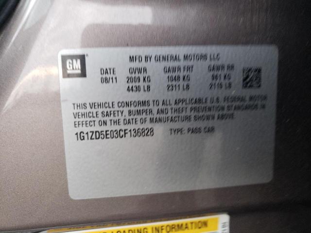 2012 CHEVROLET MALIBU 2LT #3297873819