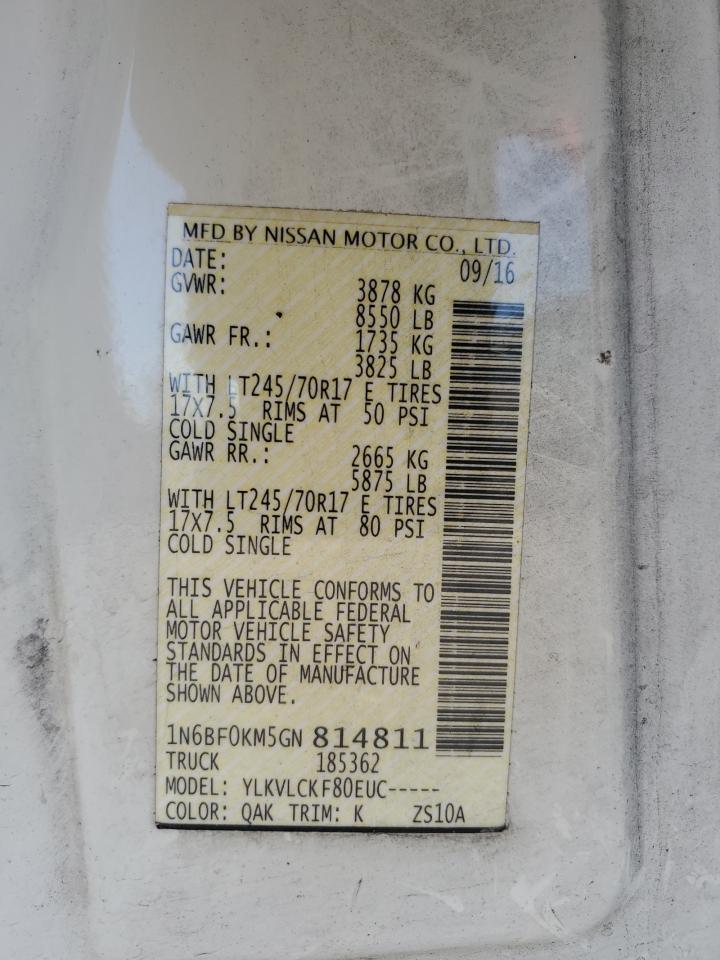 NISSAN NV1500 1500 S