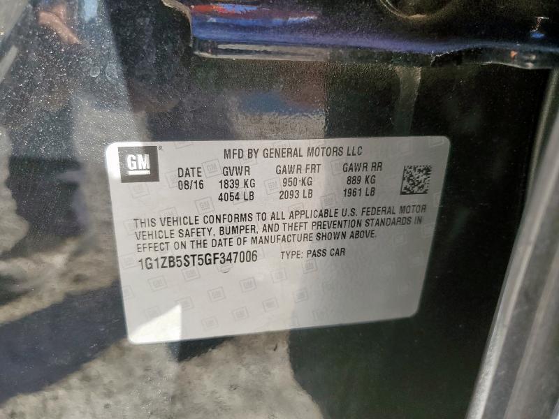 2016 CHEVROLET MALIBU LS #3316033276