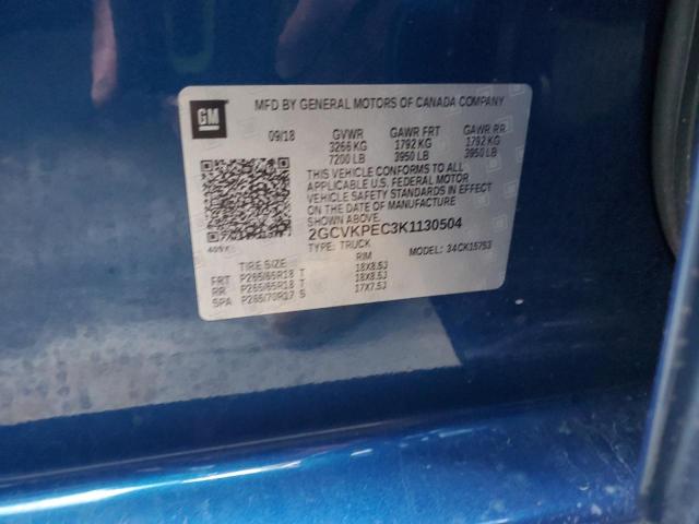 2019 CHEVROLET SILVERADO #3302723039