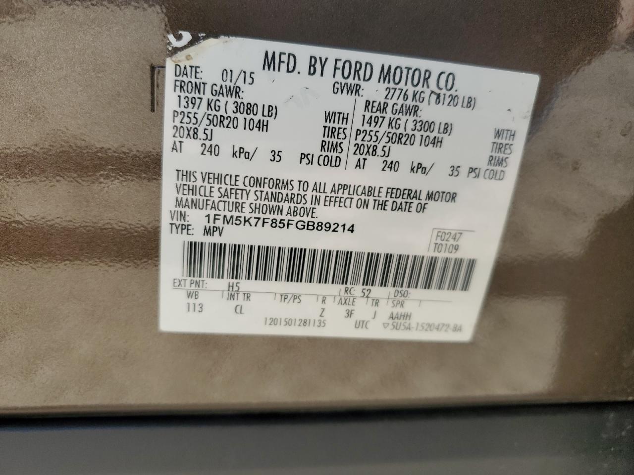 FORD EXPLORER LIMITED