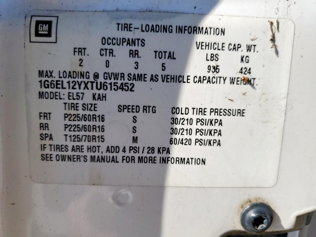 Lot #3283842416 1996 CADILLAC ELDORADO