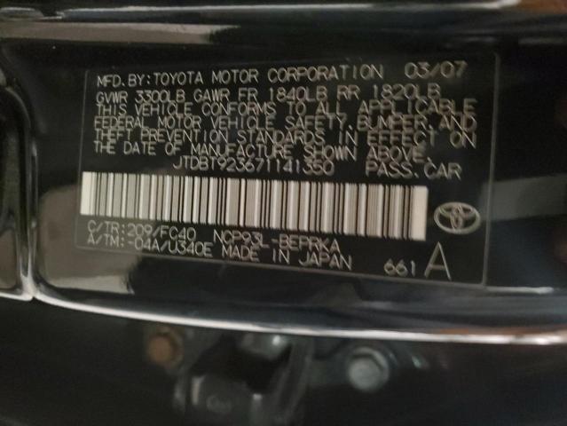 2007 TOYOTA YARIS #3307678084