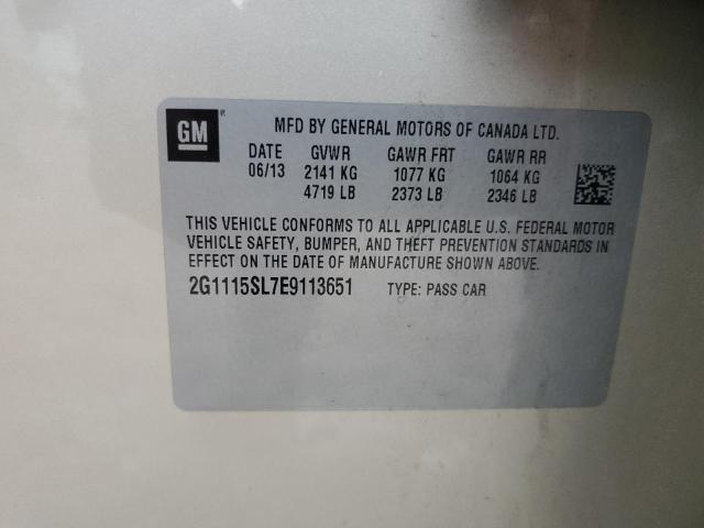 2014 CHEVROLET IMPALA LT - 2G1115SL7E9113651