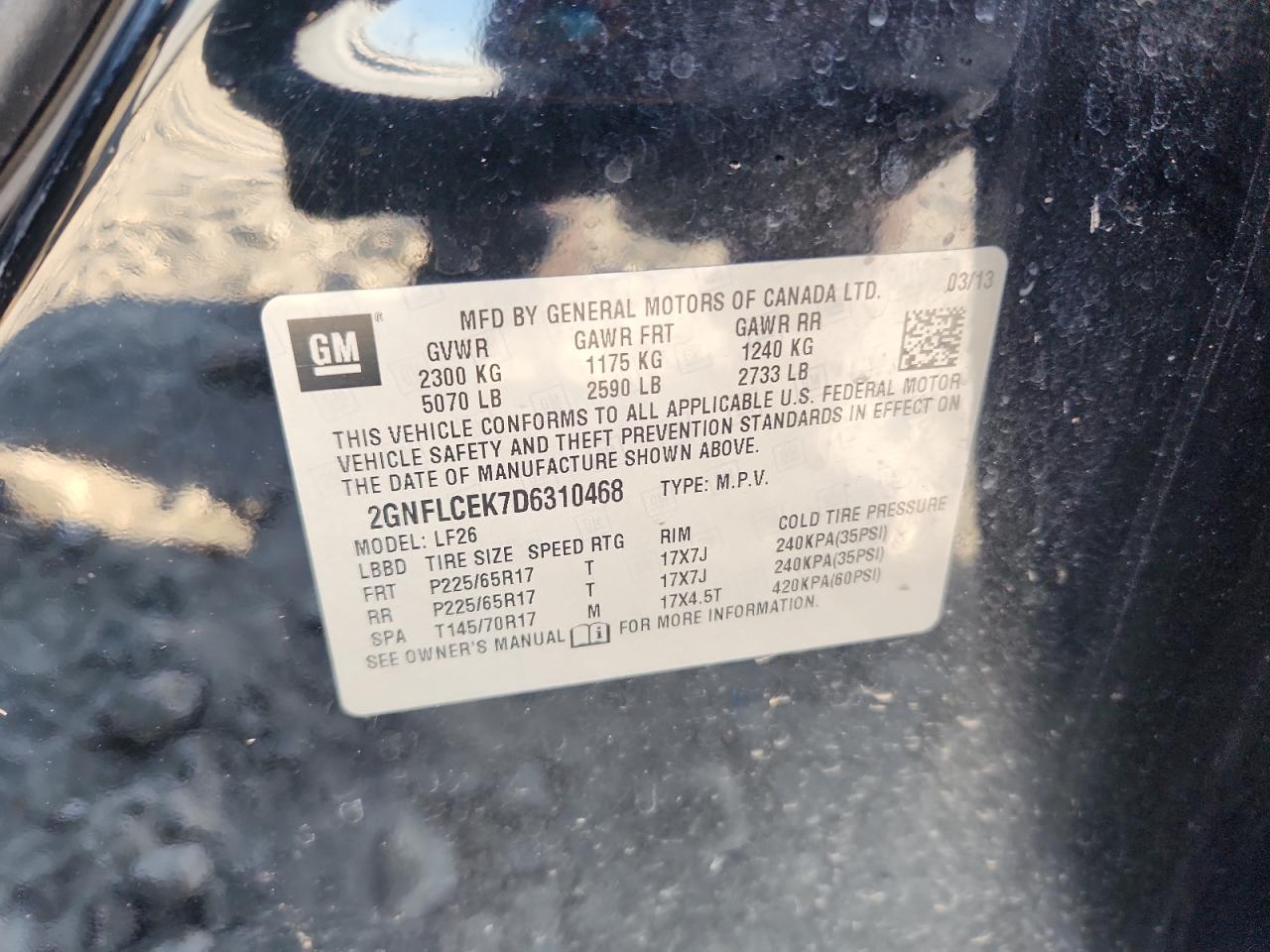 CHEVROLET EQUINOX LS