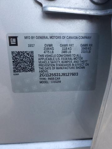 2018 CHEVROLET IMPALA PRE #3310388035