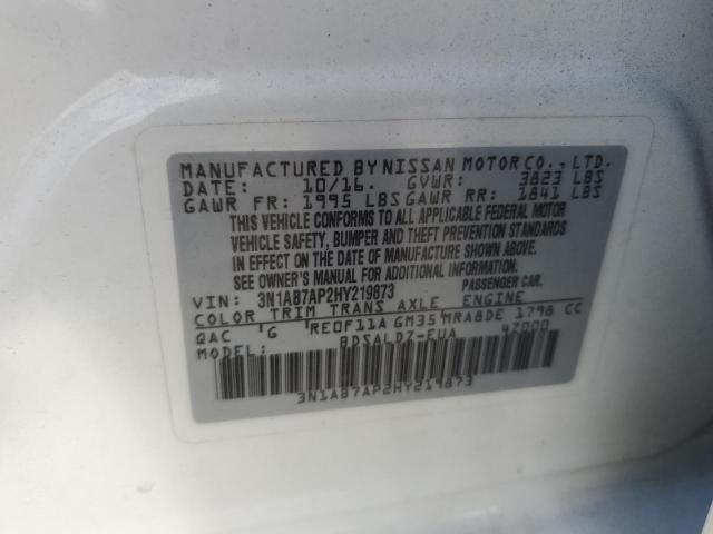 2017 NISSAN SENTRA S #3301847397