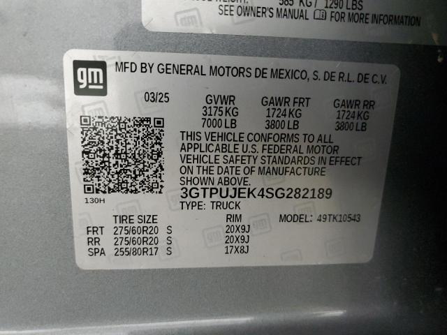 2025 GMC SIERRA K15 #3311469329