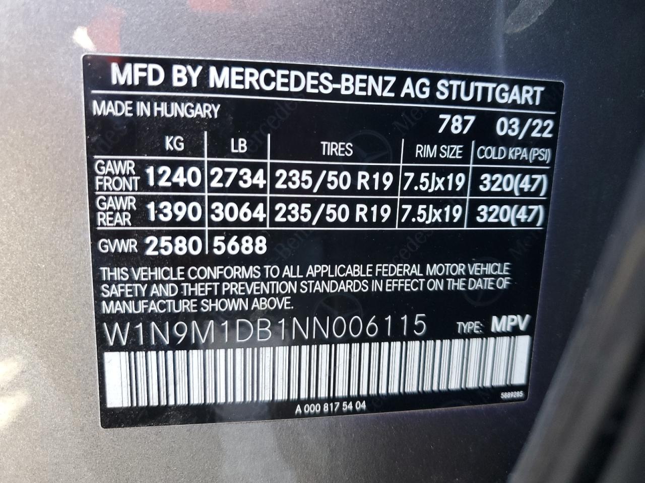 MERCEDES-BENZ EQB 350 4MATIC