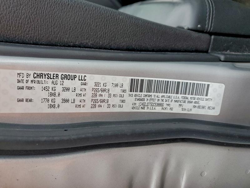 2013 DODGE DURANGO CR #3305301353