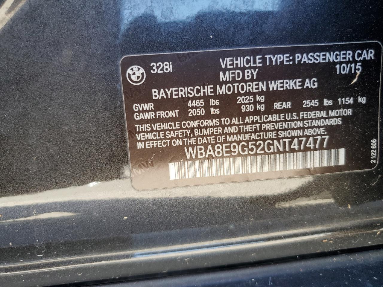 BMW 3 SERIES I SULEV